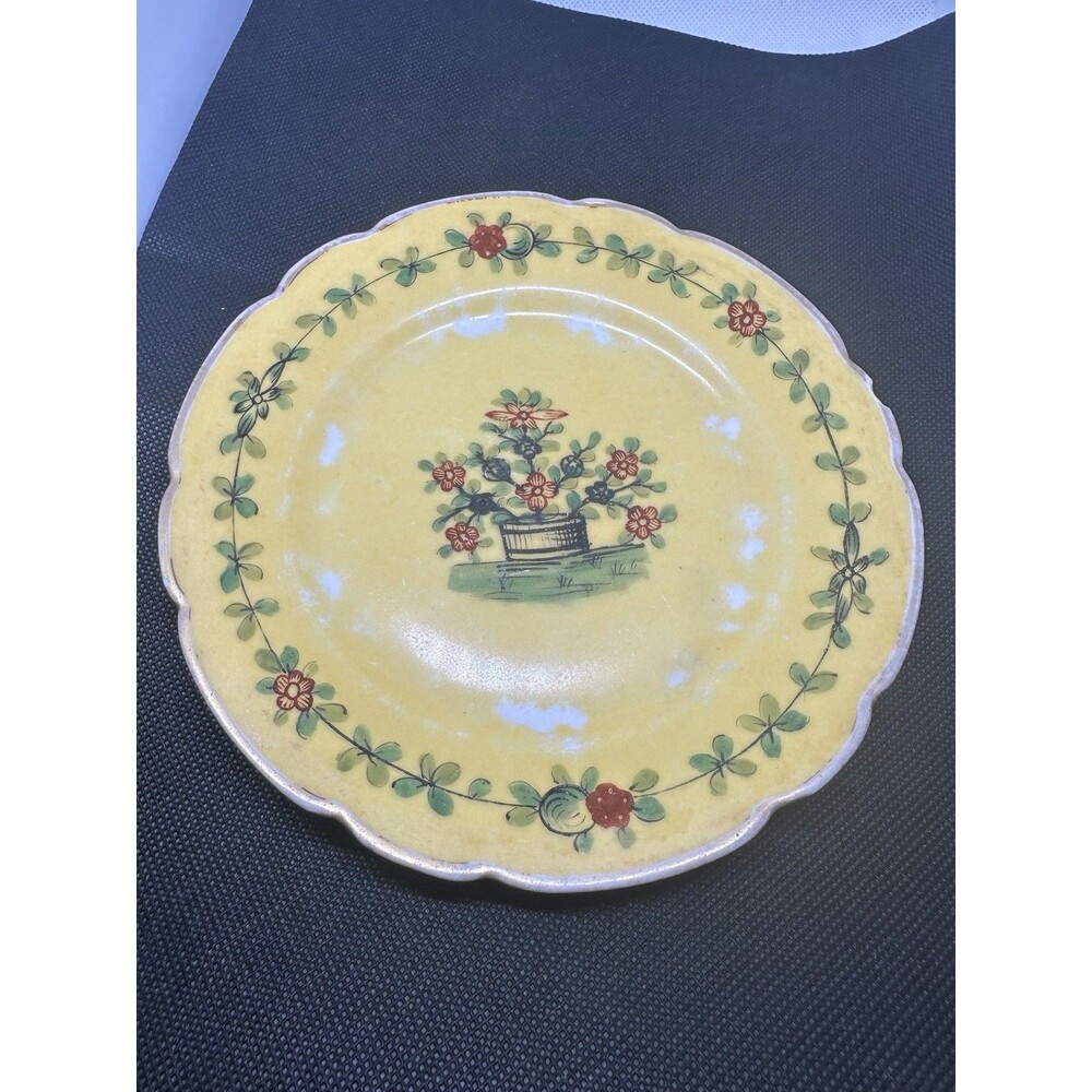 Dessert Plates Bread Butter Delvaux 18 Rue Royale Paris Hand Painted Antique